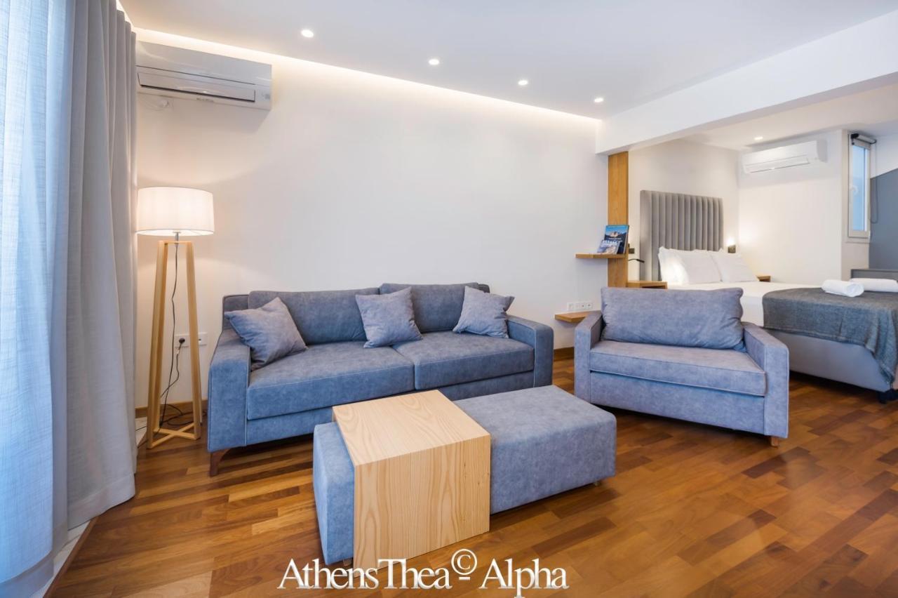 Apartament Athensthea Alpha Luxury Penthouse Apt In Omonia Zewnętrze zdjęcie