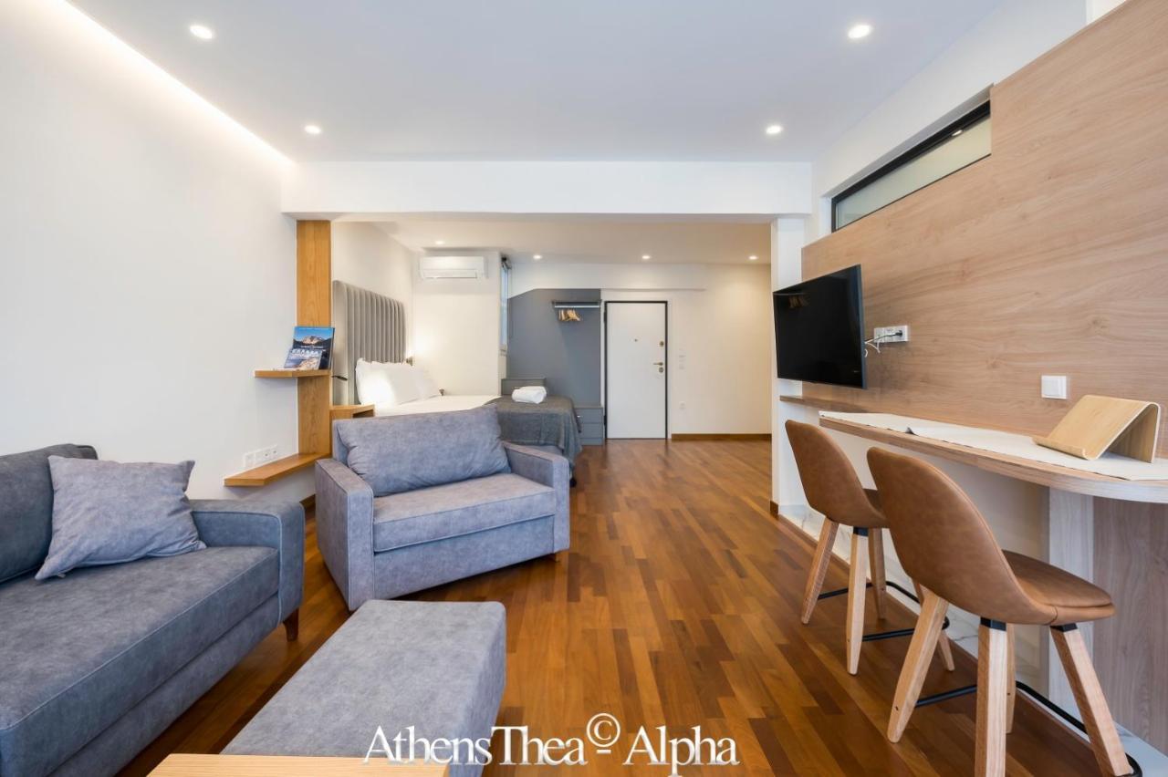 Apartament Athensthea Alpha Luxury Penthouse Apt In Omonia Zewnętrze zdjęcie