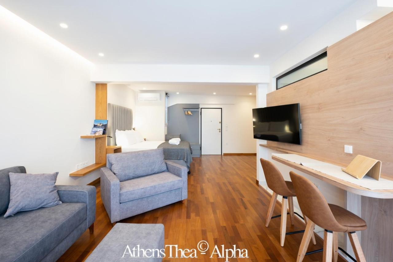 Apartament Athensthea Alpha Luxury Penthouse Apt In Omonia Zewnętrze zdjęcie