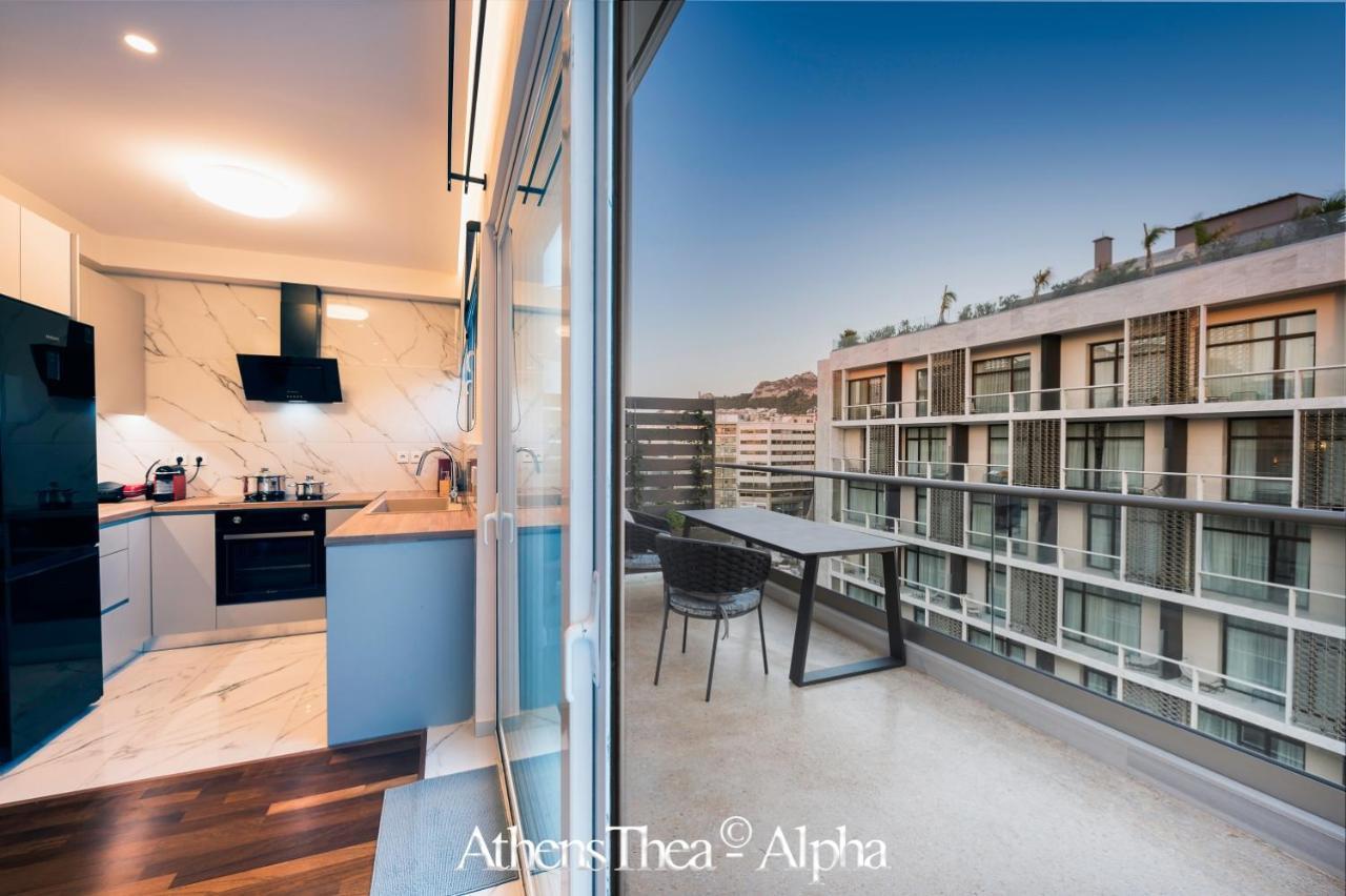 Apartament Athensthea Alpha Luxury Penthouse Apt In Omonia Zewnętrze zdjęcie