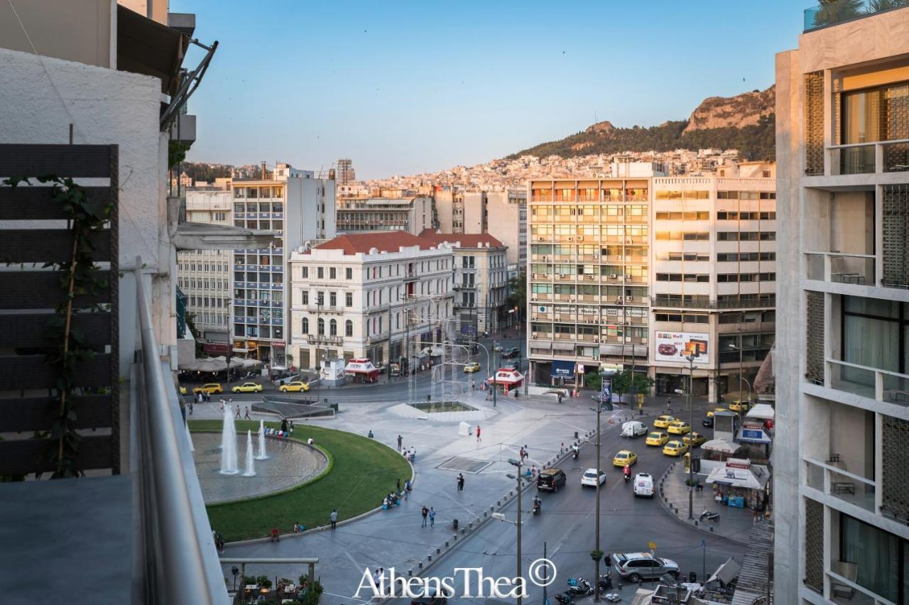 Athensthea Alpha Luxury Penthouse Apt In Omonia Zewnętrze zdjęcie